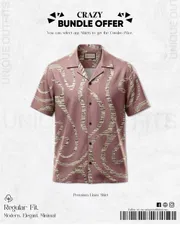 PSH13 Men's Premium China  Printed Casual Shirt_img_0