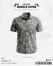 PSH3 Men's Premium China Printed Casual Shirt_img_0