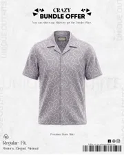 PSH8 Men's Premium China  Printed Casual Shirt_img_0