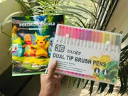 36 Dual Tip Brush Pen + One Book (Combo)_img_4