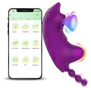 APP Bluetooth Sucking Vibrator Panty Wear Clit G Spot Stimulator Blowjob Vagina Anal Erotic Masturbation Adult Sex Toy for Woman_img_0