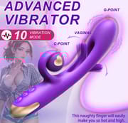 7 Vibration & 7 Beating &10 Ball shaped Vibration G-spot Female clitoral Stimulator 3 Motor Dildo Adult Products Female Sex Toys_img_0