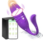 Wireless Bluetooth APP G Spot Vibrator for Women Telescopic Dildo Clitoris Stimulator Vagina Love Egg Panties Sex Toys for Adult_img_1