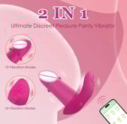 Wearable Dildo Vibrators APP Bluetooth Control Clitoral G Spot Stimulator 10 Modes Vagina Orgasm Masturbator Sex Toys for Women_img_1