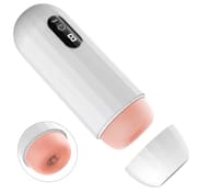 Male Masturbators Hands Free Automatic Sucking Stroker Blowjob Masturbation Machine 3D Textured  Penis Pump Sex Toys for Men_img_0