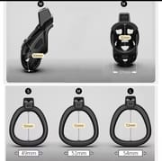 Openable Ring Design Male Urethral Chastity Device Penis Ring Vent Hole Cock Cage CB Lock with 3 Size Sex Toys_img_2