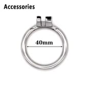 Male Chastity Belt Device Cock Cage Stainless Steel Penis Ring Lock Chastity Cage With Catheter Anti-drop Ring Sex Toys For Men_img_10