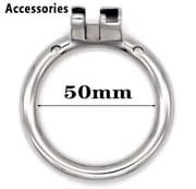 Male Chastity Belt Device Cock Cage Stainless Steel Penis Ring Lock Chastity Cage With Catheter Anti-drop Ring Sex Toys For Men_img_12