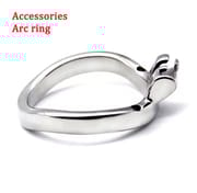 Small Stainless Steel Male Chastity Device Cock Cage Penis Ring Hardcore Inverted Cock Lock Bdsm Sex Toys for Men Adult 18_img_3