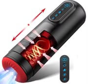 LCD Automatic Sucking Male Masturbator 9 Thrusting Vibration Blowjob Machine Heating Pussy Penis Pump Masturbation Cup Sex Toys_img_0