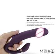 Heating Double Motor G Spot Clitoris Anal Dildo Vibrator Adult Sex Toys for Woman Masturbator 10 Mode 10 Speed Female Erotic Toy_img_1