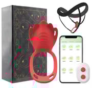 App Remote Controlled Wearable Panty Vibrator 9 Vibration Modes Vibrating Penis Ring Clitoral Stimulator Adult Couple Sex Toy_img_1