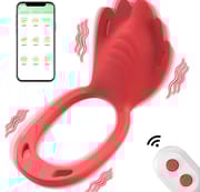 App Remote Controlled Wearable Panty Vibrator 9 Vibration Modes Vibrating Penis Ring Clitoral Stimulator Adult Couple Sex Toy_img_0