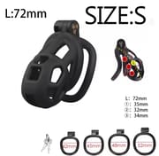 Man Penis Lock Rings Male Chastity Cage Sex Toys Chastity Cock Cage Device Penis Ring Erotic Urethral Products Male With 4 Size_img_1