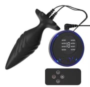 Electric Shock Pulse Anal Plug Beads Stimulator Orgasm Vagina Prostate Massager Butt Plug Female Masturbation Adult Sex Toy_img_1