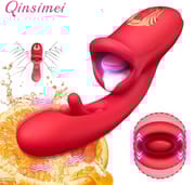 Female sucking tongue licking Patting dildo vibrator clitoris g-spot pussy stimulator vagina masturbator sex toys for couples_img_0