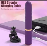 Automatic Thrusting G Spot Dildo Sex Machines lSuction Cup Vibrator 10 Thrusts Mode Clitoral Vagina Anal Stimulation Adult Toys_img_2