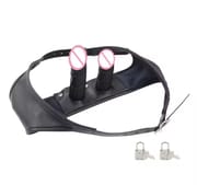 Strapon Double Dildo Vibrator Panties Detachable Vaginal Vibrator Anal Butt Plug Chastity Belt Sex Product for Women Masturbator_img_0