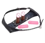 Strapon Double Dildo Vibrator Panties Detachable Vaginal Vibrator Anal Butt Plug Chastity Belt Sex Product for Women Masturbator_img_4