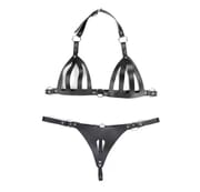 Erotic Restraint Clothing Adjustable BDSM Sex Bondage Adult Products Black Leather Thread Corset Flirting Sex Toys Adult Games_img_2