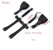BDSM Open Leg Belt Sex Slave Locking Wrist Cuff Arm Thigh Bondage Sling Spreader Sex Restraint SM Sex Toy for Women Restraints_img_2