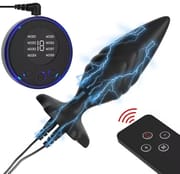 Electric Shock Pulse Anal Plug Beads Stimulator Orgasm Vagina Prostate Massager Butt Plug Female Masturbation Adult Sex Toys_img_0