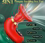 5IN1 Tongue Clitoral Sucker Vibrator APP Control Clit Stimulator Female Masturbation LCD Display Sex Toys for Women Couple_img_1