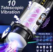 3 IN 1 Automatic Telescopic Sucking Male Masturbator Cup  Enlargement Penis Pump Vibrating Pussy Real Vagina Sex Toys for Men_img_1