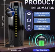 3 IN 1 Automatic Telescopic Sucking Male Masturbator Cup  Enlargement Penis Pump Vibrating Pussy Real Vagina Sex Toys for Men_img_3