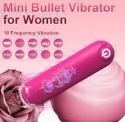 Mini Bullet Vibrator Wearable Lace Panties Adjustable Size  10 Vibrating G-Spot Nipple Clitoris Stimulation Adult Female Sex Toy_img_1