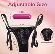 Mini Bullet Vibrator Wearable Lace Panties Adjustable Size  10 Vibrating G-Spot Nipple Clitoris Stimulation Adult Female Sex Toy_img_2