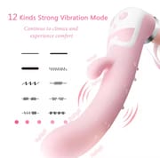 Heating Dildo Tongue Licking Vibrator Nipple Clitoris Sucker Stimulator Oral Sex Vibrating Vagina Masturbator Sex Toys for Women_img_1