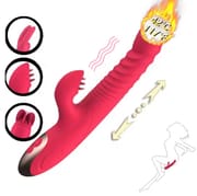 LIBO Intelligent Heating vibrator Sex Toys for Female Dildo Clitoris Telescopic Stimulator G Spot Powerful Licking Masturbator_img_0