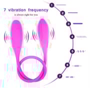 Double Head G Spot Bullet Vibrator Double Sided Silicone Vibrating Egg Ball for Anal Prostate Adult Sex Toy for Women Lesbian_img_1