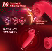 Mouth Shape Strong Suction Vibratior 10 Speeds Vagina Sucking Massager Oral Licking Clitoris Stimulator Erotic Sex Toy for Women_img_1
