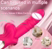 10 Frequency Retractile Vibration AV Rod for Female Masturbator Insertion Dildo Point Anal Clitoral Stimulator Adult Sex Toy_img_3
