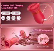 Thrusting G Spot Vibrators 10 Sucking Modes for Clitoral Nipple Stimulation Anal Double-Ended Dildos Adult Sex Toys for Couples_img_2