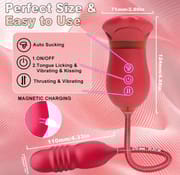 Thrusting G Spot Vibrators 10 Sucking Modes for Clitoral Nipple Stimulation Anal Double-Ended Dildos Adult Sex Toys for Couples_img_3