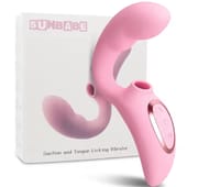 Clit Sucker Dildo Vibrator with Women's Stimulator Licking Nipple Suction Massager Heatable Vagina Masturbator Sex Toy for Woman_img_0