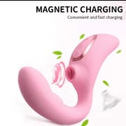 Clit Sucker Dildo Vibrator with Women's Stimulator Licking Nipple Suction Massager Heatable Vagina Masturbator Sex Toy for Woman_img_3