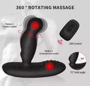 Man Prostate Massager Vibrator Male Butt Anal Plug Wireless Remote Heating Vibrating Erotic Sex Toys For Men Women Adult Sexshop_img_1