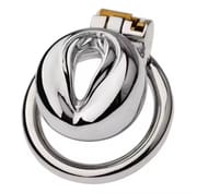Metal Pussy Male Chastity Device Sissy Cock Cage Erotic Urethral Lock Penis Rings BDSM Adult Sex Toys for Men Chastity belt_img_0