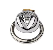 Metal Pussy Male Chastity Device Sissy Cock Cage Erotic Urethral Lock Penis Rings BDSM Adult Sex Toys for Men Chastity belt_img_3