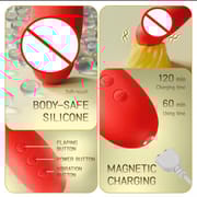 2 in 1 Clitoris Vibrator for Women Super Powerful Tapping Flapping Realistic Dildo Massager Vagina Stimulator Sex Toys_img_3