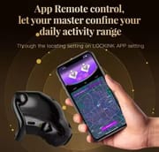 APP Chastity Cage Electric Shock Penis Lock Remote Control Abstinence Sex Adult Toy Cock Cage with Urethral Plug for Men_img_3