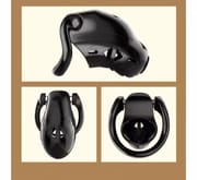 APP Chastity Cage Electric Shock Penis Lock Remote Control Abstinence Sex Adult Toy Cock Cage with Urethral Plug for Men_img_4