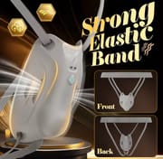 Wearable Male Penis Masturbator Enlarged Testicle Vibrator Chastity Cage APP Remote Control BDSM Vibrating Panty Sex Toys Men_img_3