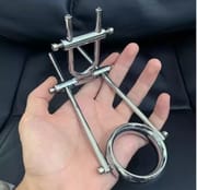 Heavy Testicles Ball Stretcher Adjustable CBT Scrotum Testicle Stretching Device Slave Training BDSM Sex Toys For Men Cock_img_2