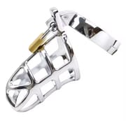 Metal Male Chastity Devices Hollow Cock Cage Penis Ring Sleeve Lockable Sex Toy for Men Bird Chastity Cage Bird Device For Adult_img_3