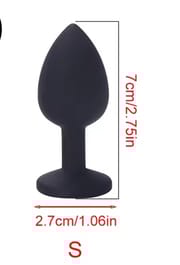 100% Silicone Butt Plug Anal Plugs Unisex Sex Stopper 3 Different Size Adult Toys for Men/Women Anal Trainer For Couples SM_img_1